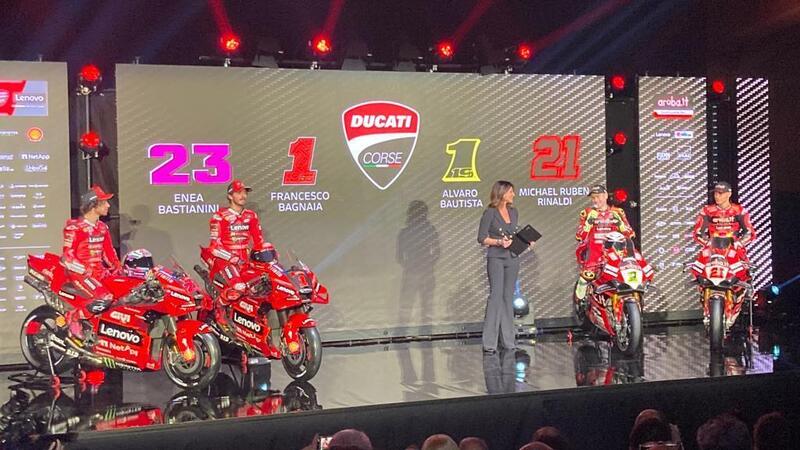 Ducati presenta i team 2023 MotoGP e Superbike [GALLERY E VIDEO]