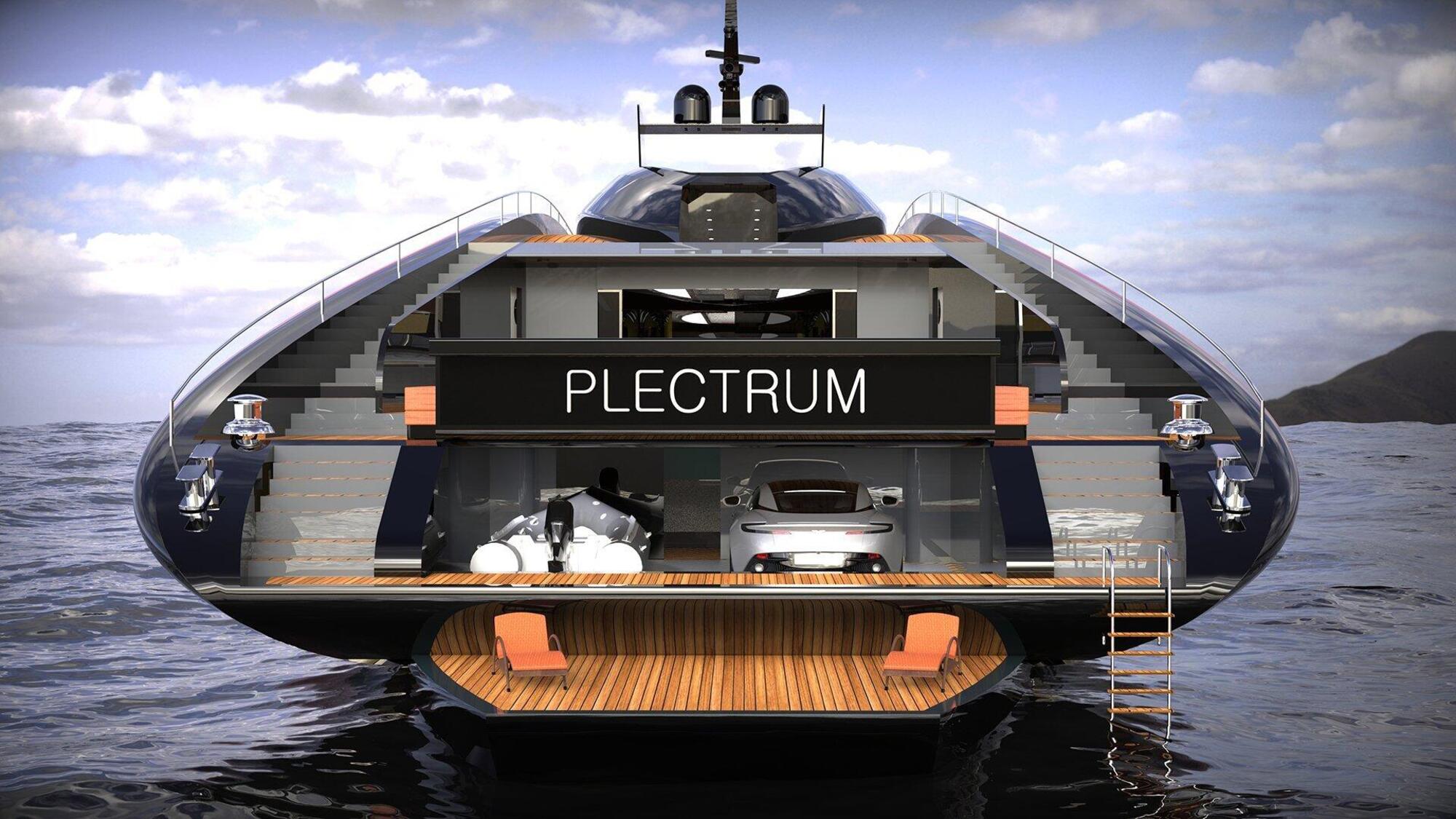 Il superyacht Plectrum (Lazzarini design)
