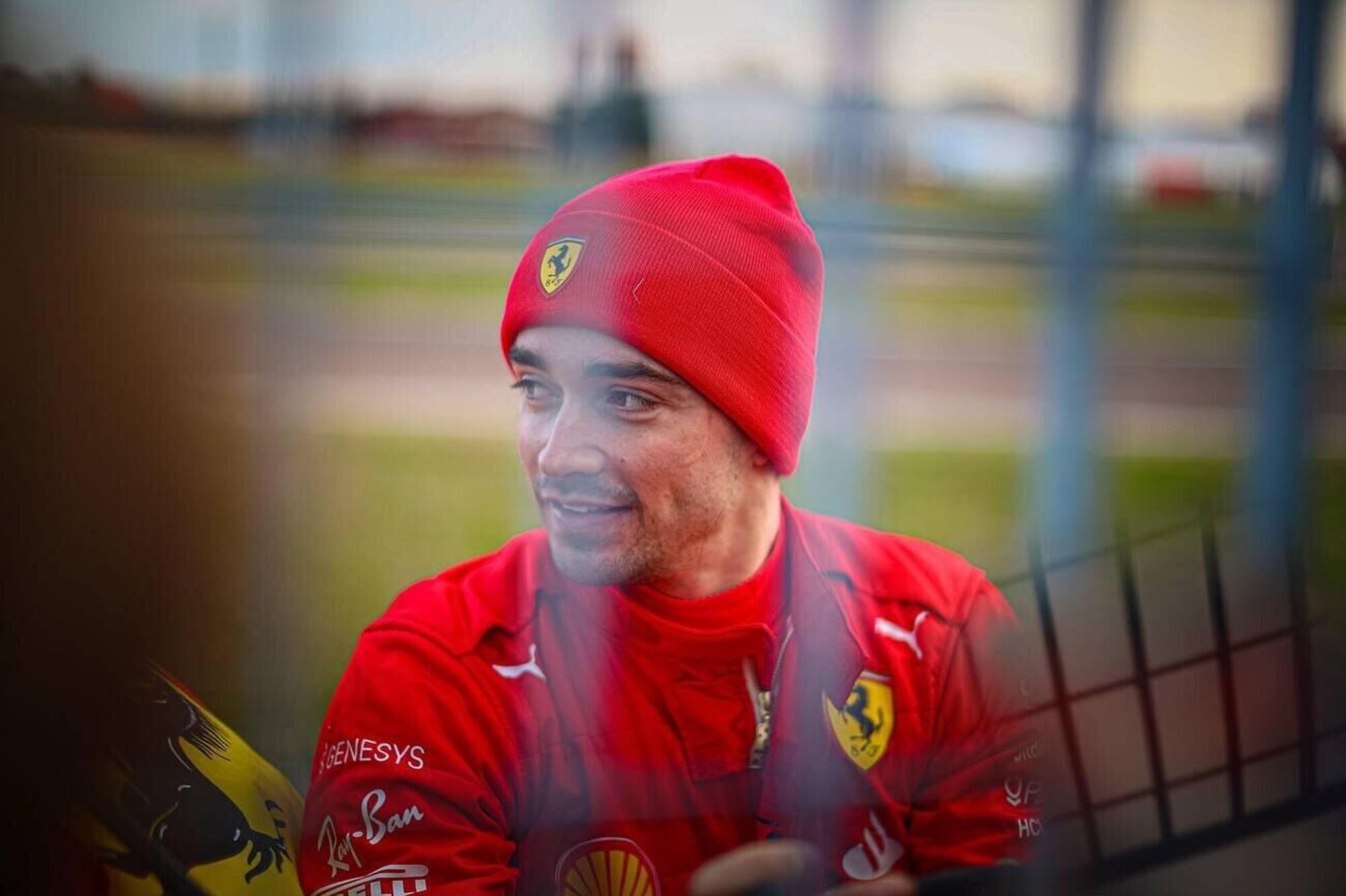 Charles Leclerc a Fiorano