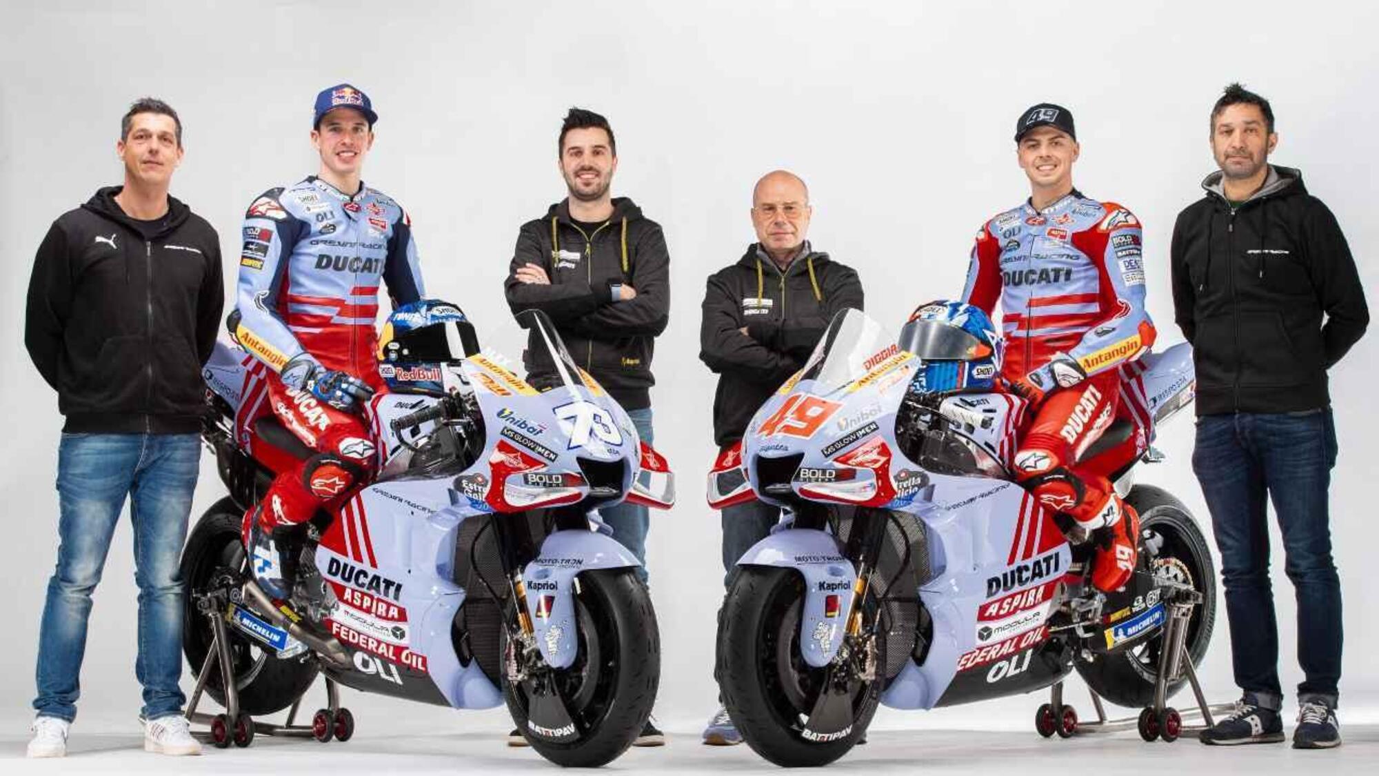Le nuove livree di Marquez e Di Giannantonio, Gresini Racing