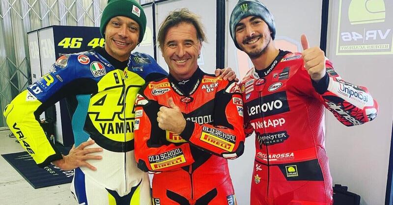 MotoGP 2023. Valentino Rossi in moto! Si allena con i piloti della VR46 a Portimao [VIDEO]