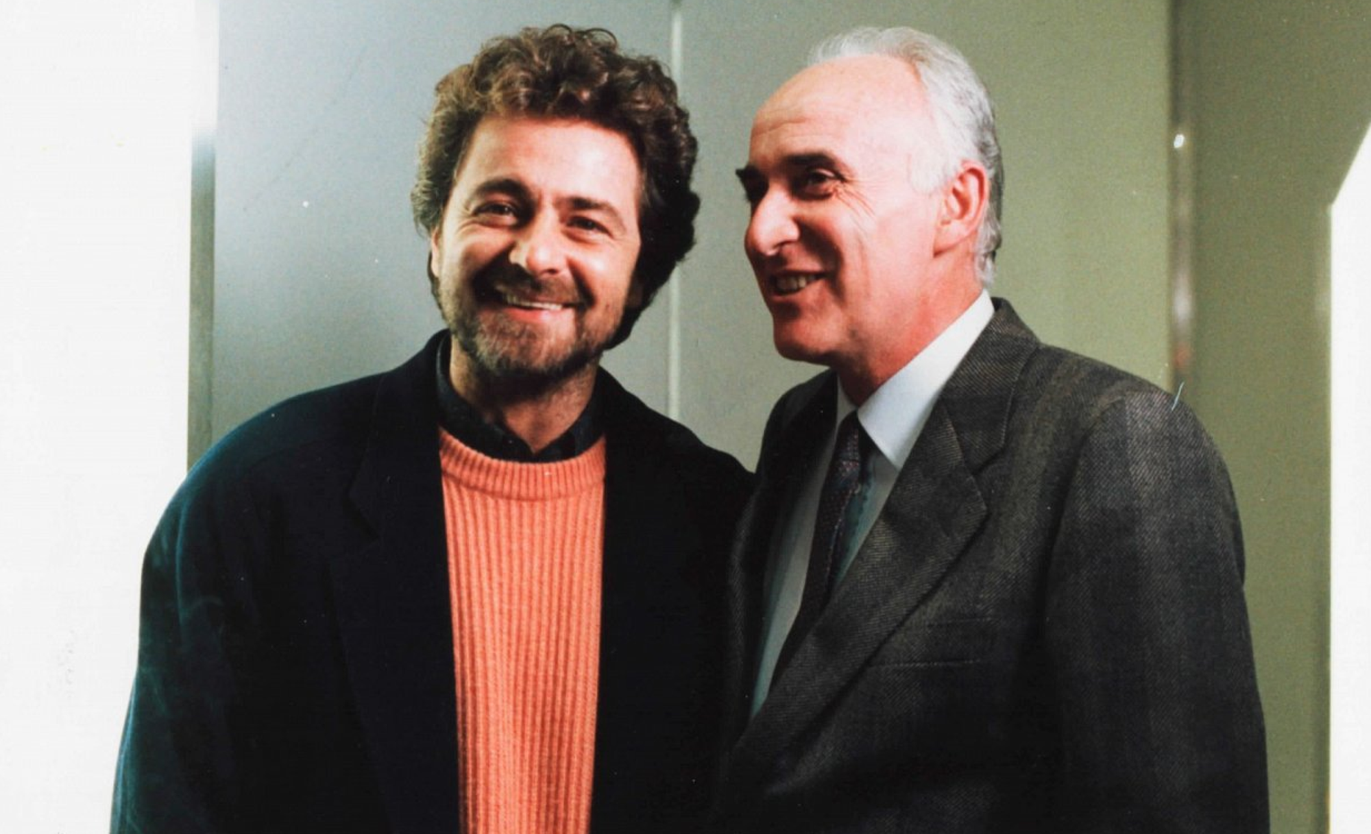 Giorgio Leopardi con Beppe Grillo