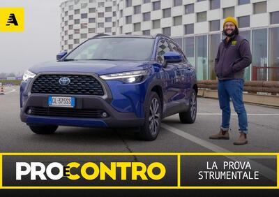 Toyota Corolla Cross, PRO e CONTRO | La pagella e i numeri della prova strumentale [Video]