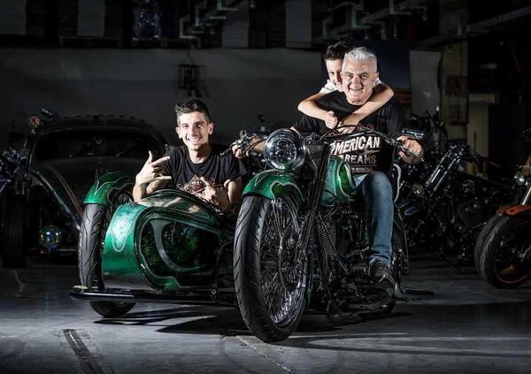 Più che un sidecar, un affare di famiglia! Vorreste acquistare questo Heritage Green Low Sidecar?