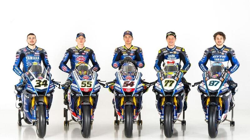 SBK 2023. I Team Yamaha si presentano a Portimao