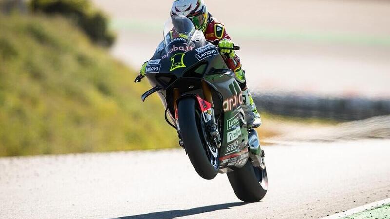 SBK 2023. Test di Portimao. Primo tempo per Bautista