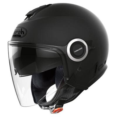 CASCO HELIOS JET AIROH BLACK MATT AIRHE11S