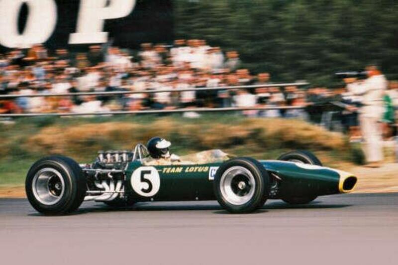 La Lotus 49, vettura su cui debutt&ograve; il Ford-Cosworth DFV