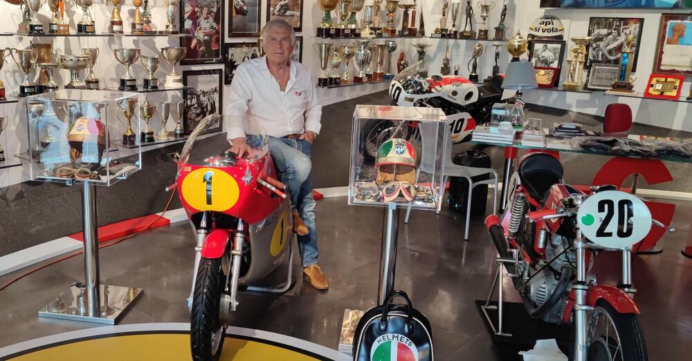 Giacomo Agostini tra gusto e malinconia: &ldquo;Quando sono triste guardo i miei trofei, passo il tempo l&igrave;&quot;