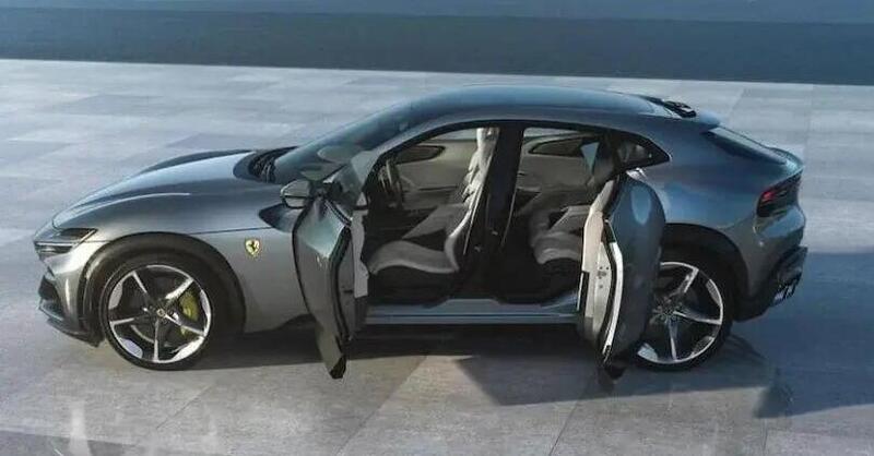 Ferrari Purosangue, le &quot;suicide doors&quot; non fanno paura