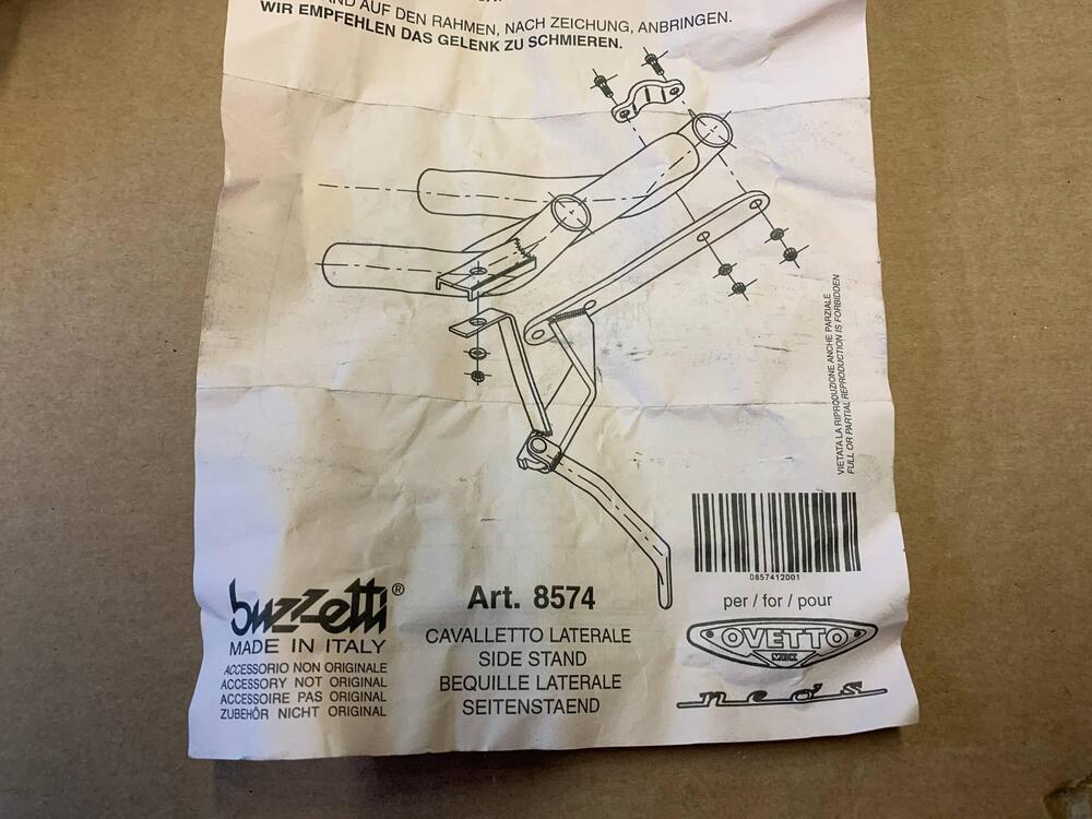 CAVALLETTO LATERALE YAMAHA NEO'S OVETTO Buzzetti (2)