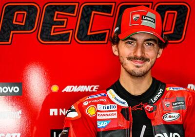 MotoGP 2023. Pecco Bagnaia: Ho scelto, voglio andare avanti con la GP23, ma la 22 è ancora top