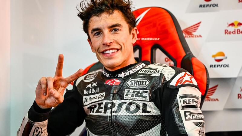 MotoGP 2023. Marc Marquez quasi-collaudatore: &quot;Kawauchi vuole provare tutto, ho guidato la moto anche senza ali&quot;