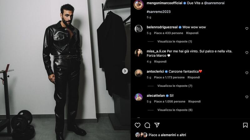 Marco Mengoni, il Festival di Sanremo, la tuta di pelle e le moto [GALLERY]