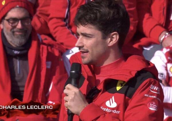 [VIDEO] Charles Leclerc alla presentazione della Ferrari: le prime parole del &quot;capitano&quot; nel 2023