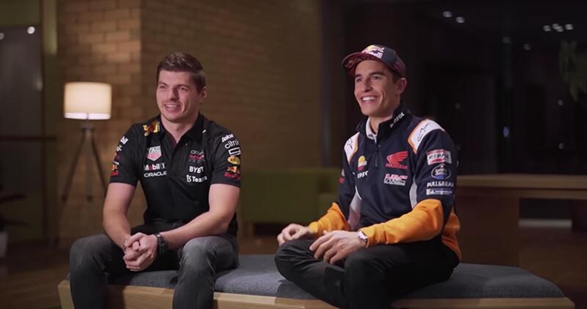 Marc Marquez e Max Verstappen all&#039;Honda Thanks Day