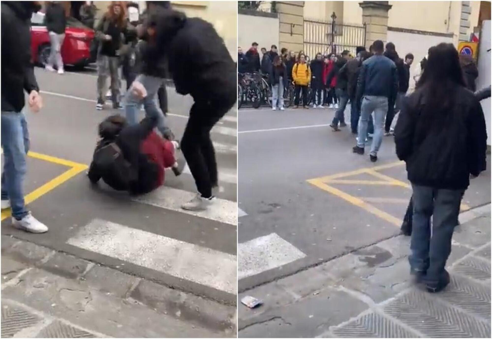 Studenti aggrediti a Firenze di fronte al Liceo