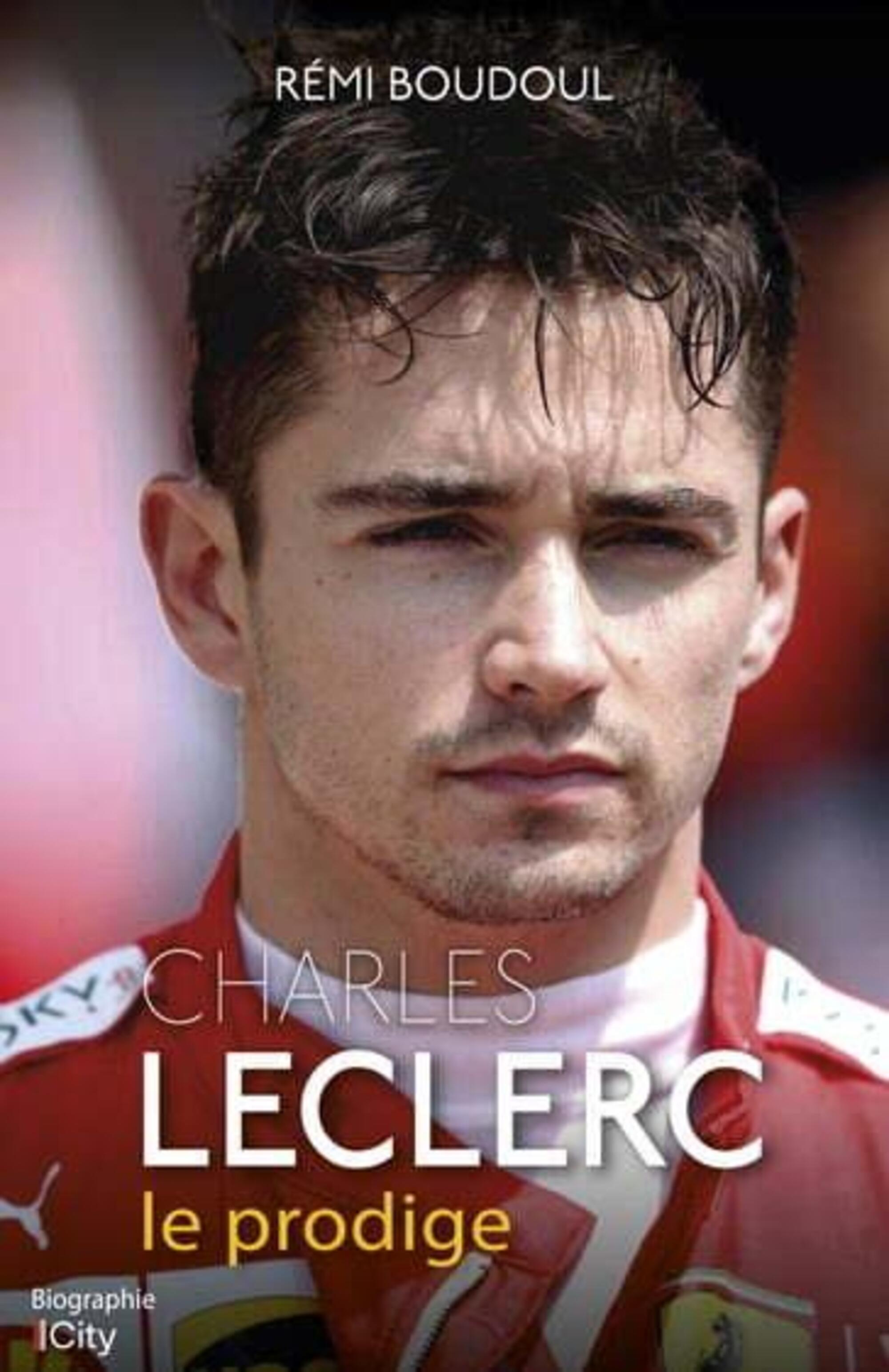a copertina de &ldquo;Le Prodige&rdquo;, biografia di Charles Leclerc