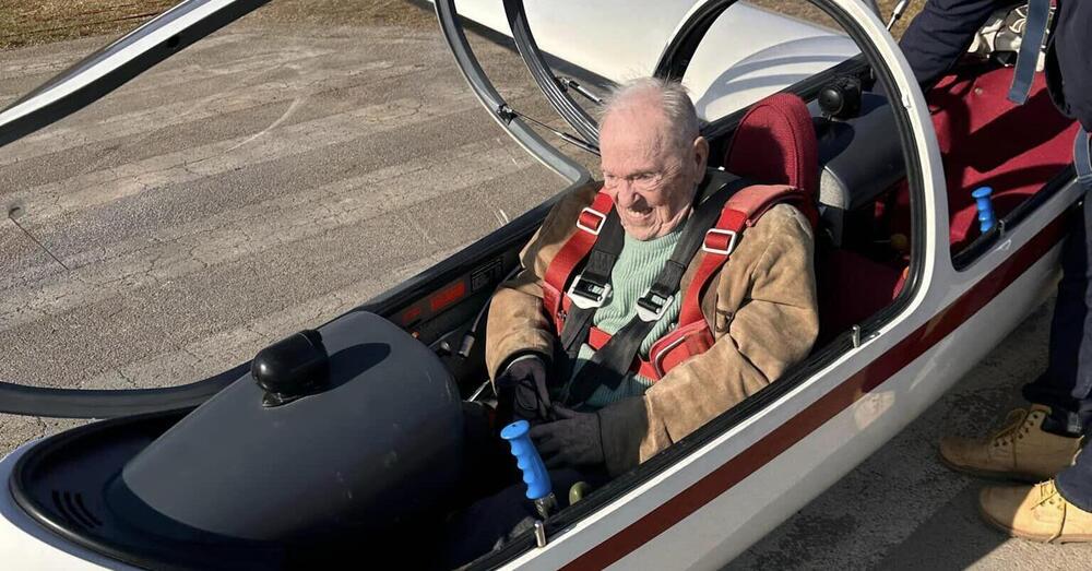 [VIDEO] Il babbo di Guido Meda in volo su un aliante a 94 anni &egrave; la cosa pi&ugrave; bella che vedrete (e leggerete) oggi!