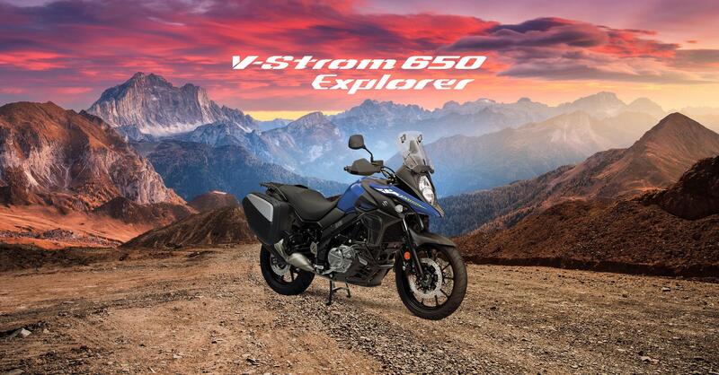 Suzuki, ora la V-Strom 650 &egrave; anche Explorer