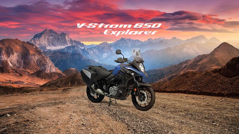 Suzuki, ora la V-Strom 650 &egrave; anche Explorer