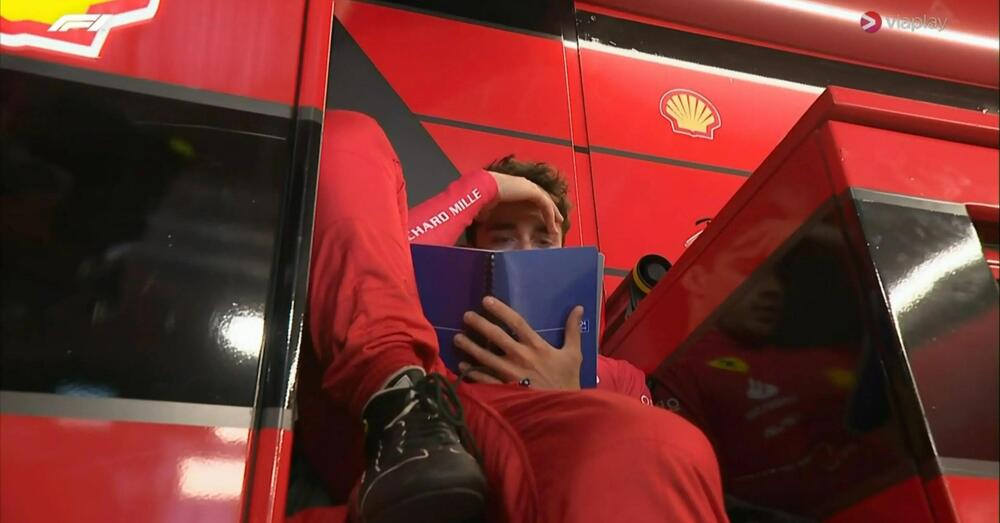 Nuova stagione, nuovo quaderno: ecco cosa scrive Charles Leclerc durante i test in Bahrain (e in tutta la stagione)