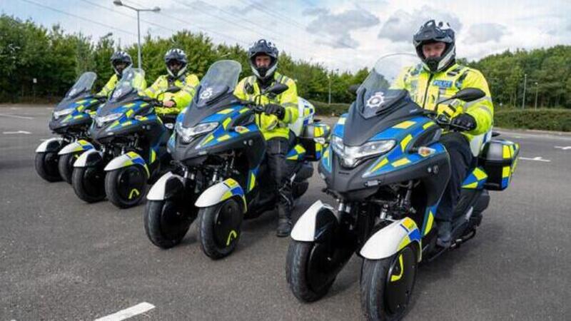 Il Tricity elettrico ce l&#039;ha solo la polizia inglese