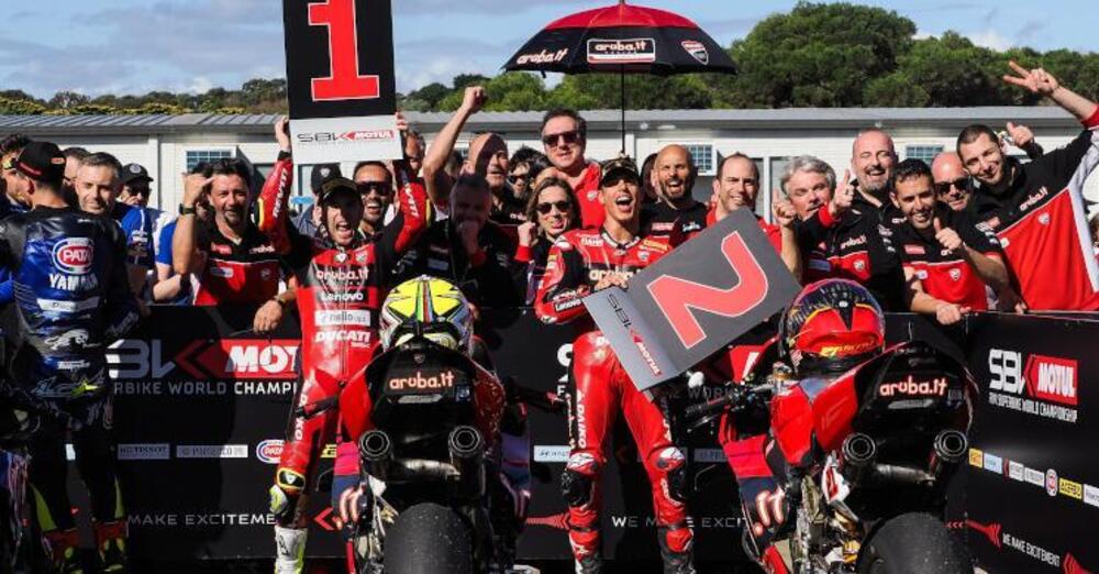 La Superbike sempre pi&ugrave; come la MotoGP: il team Ducati arriva e travolge anche nel WorldSBK 