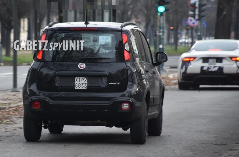 Fiat Panda 4x4 posteriore