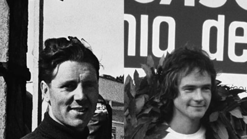 Barry Sheene e Geoff Duke, due leggende da celebrare