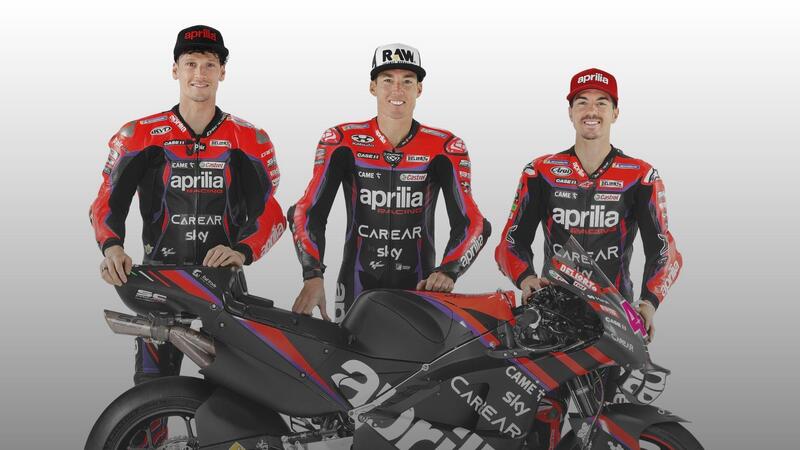 MotoGP 2023. Ecco le nuove Aprilia RS-GP! [VIDEO e GALLERY]