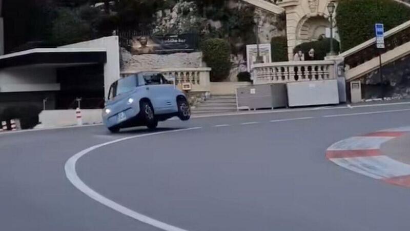 Provetto Hamilton ribalta Citroen AMI sulla pista F1 di Montecarlo [VIDEO]