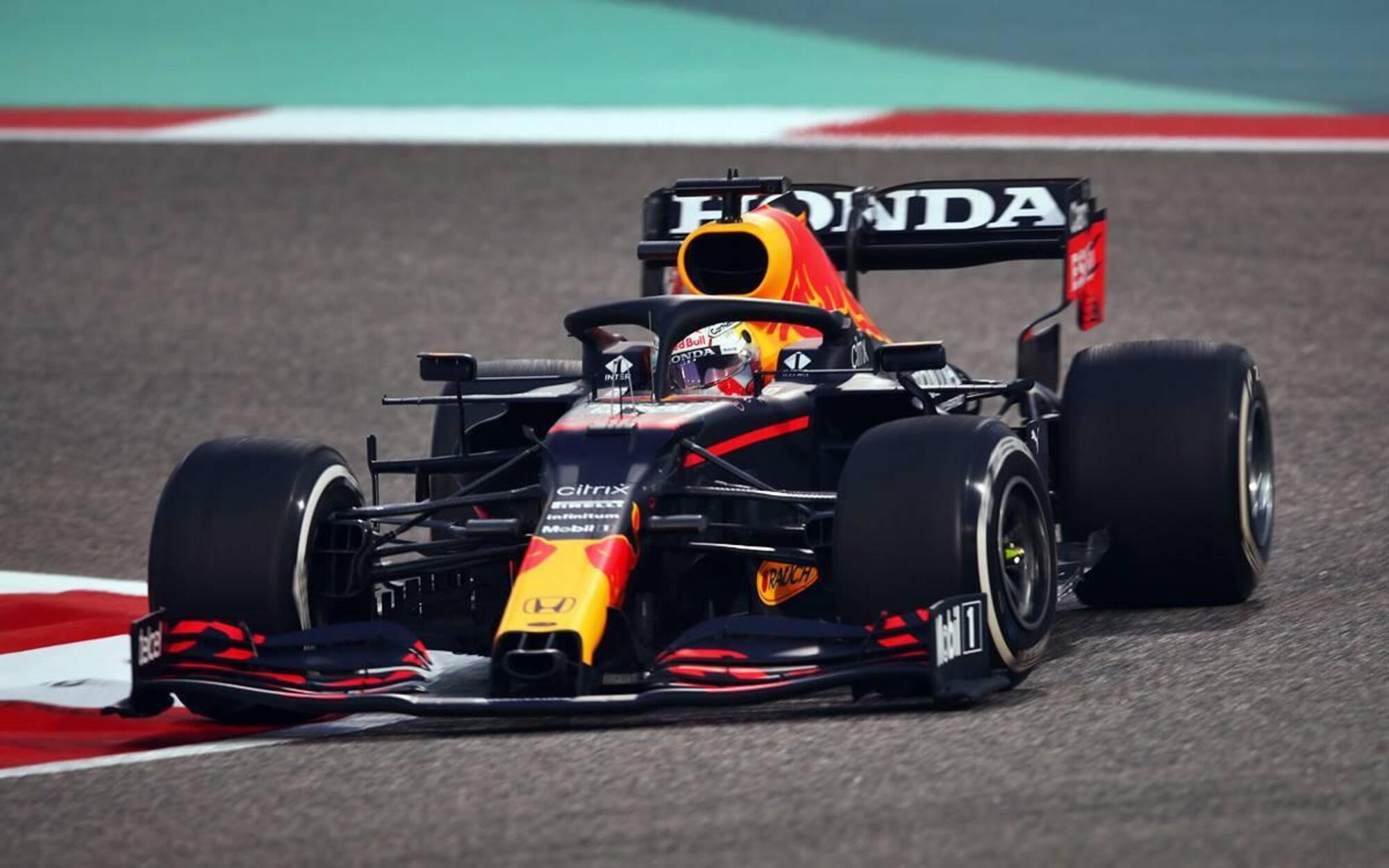 Max Verstappen durante il GP del Bahrain 