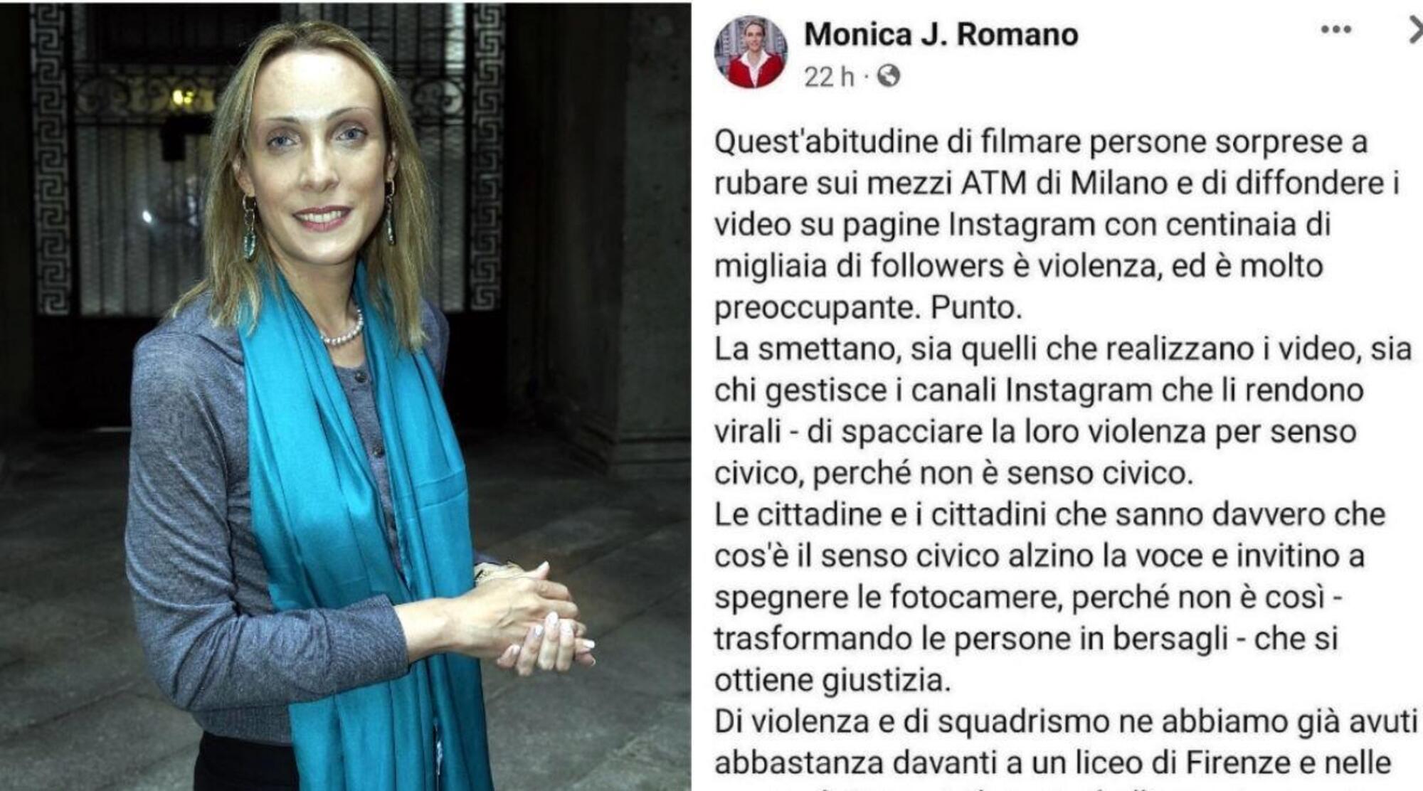 Il post di Monica Romano