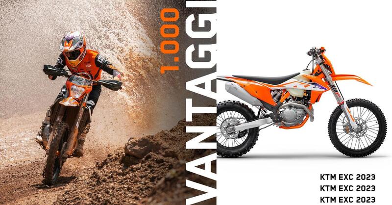 Un voucher da 1.000 euro con la promozione  &ldquo;1.000 VANTAGGI&rdquo; di KTM