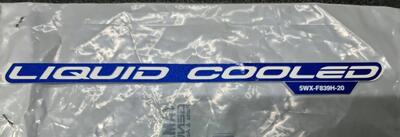 ADESIVO EMBLEMA YAMAHA &ldquo;LIQUID COOLED&rdquo; PER TZR 50