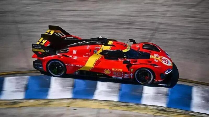 WEC, 1000 Miglia di Sebring 2023: pole per la Ferrari 499P di Fuoco