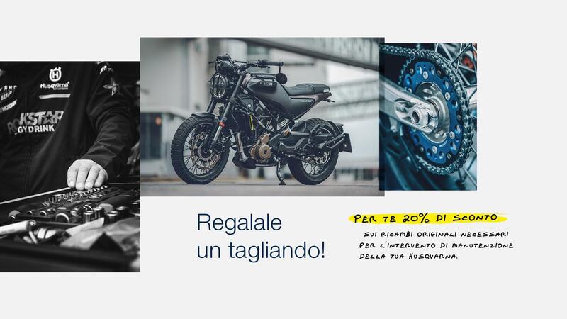 Husqvarna sconta i ricambi del 20% con la promozione &quot;Regalale un tagliando&quot;