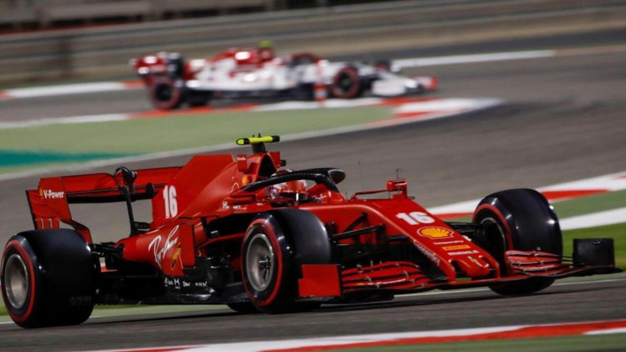 La Ferrari a Sakhir