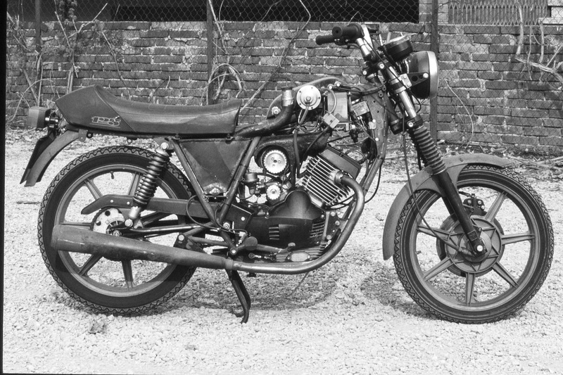 Il prototipo della Morini 125 sovralimentata