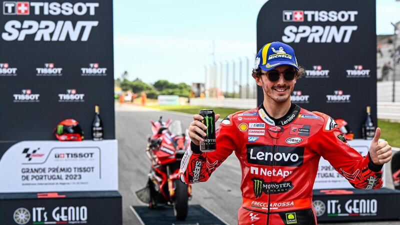 MotoGP 2023. GP del Portogallo. Pecco Bagnaia: &ldquo;Mi sono divertito, ma bisogna adattarsi&rdquo;