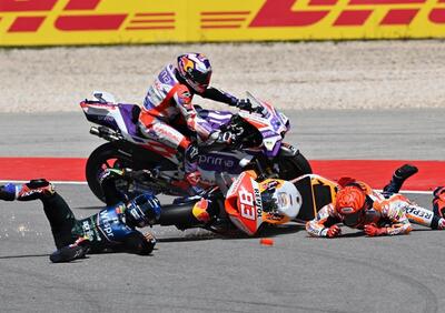 MotoGP 2023. GP del Portogallo. Marc Marquez penalizzato per l'incidente con Miguel Oliveira [VIDEO e GALLERY]