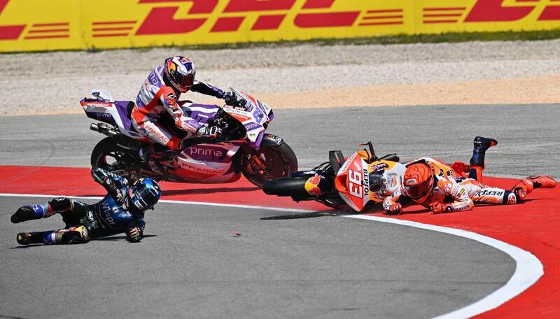 MotoGP 2023. GP del Portogallo. Marc Marquez penalizzato per l&#039;incidente con Miguel Oliveira [VIDEO e GALLERY]