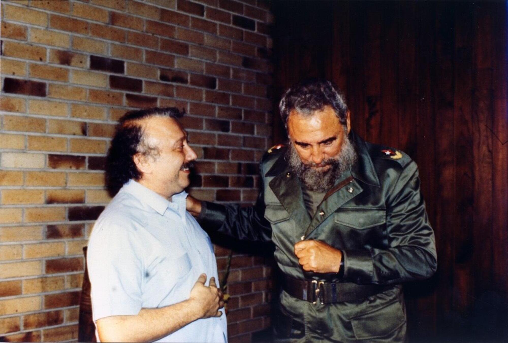 Gianni Min&agrave; Fidel Castro