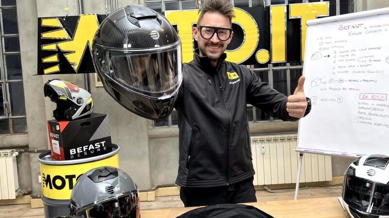 Befast Eagle Carbon e Eagle Carbon RS: casco carbon sport touring