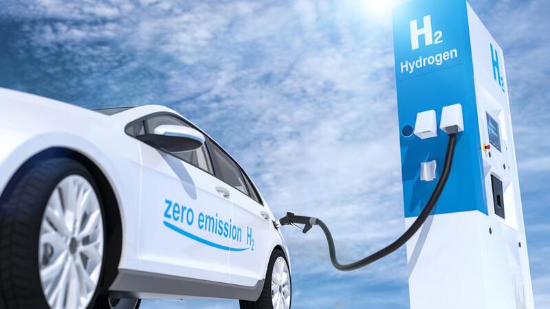 Un distributore di idrogeno per auto a fuel-cell