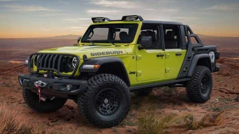 Jeep Gladiator Rubicon Sideburn