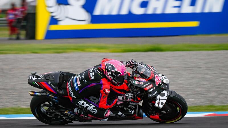 MotoGP 2023. GP di Argentina. P2, Aprilia si conferma la moto da battere