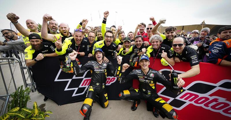 MotoGP 2023. GP di Argentina. I due VR46 sul podio, Marco Bezzecchi: &quot;Ci ho provato come un matto&quot;. Luca Marini: &quot;La Yamaha volava!&quot;