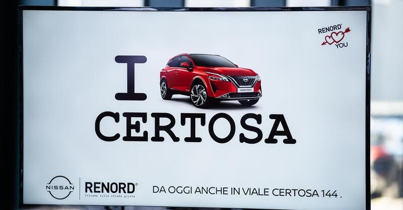 Nissan: con Renord c&#039;&egrave; un nuovo punto di riferimento a Milano